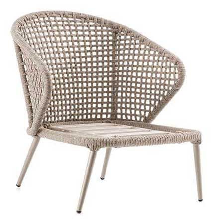 Hera Lounge Sessel, open weaving