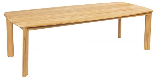 Tofino Esstisch, 240x100cm Teak, Bootsform